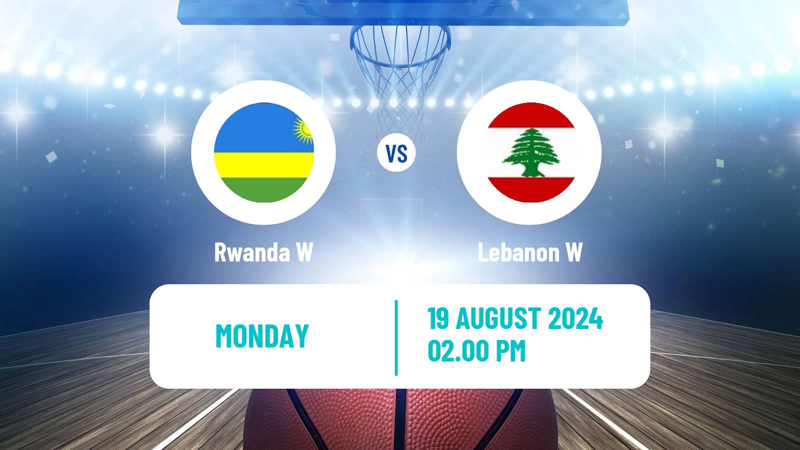 Basketball World Cup Basketball Women Rwanda W - Lebanon W