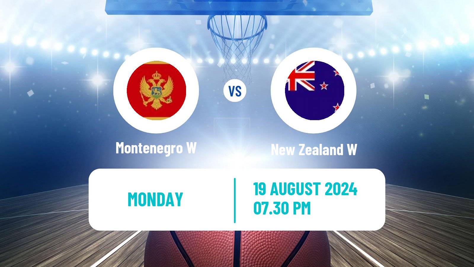 Basketball World Cup Basketball Women Montenegro W - New Zealand W