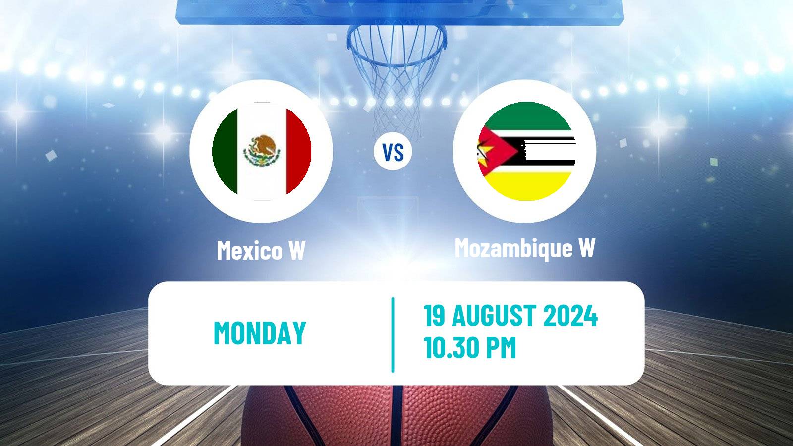 Basketball World Cup Basketball Women Mexico W - Mozambique W