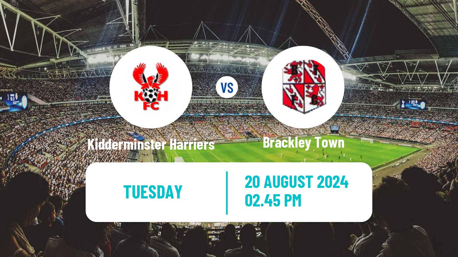 Soccer English National League North Kidderminster Harriers - Brackley Town