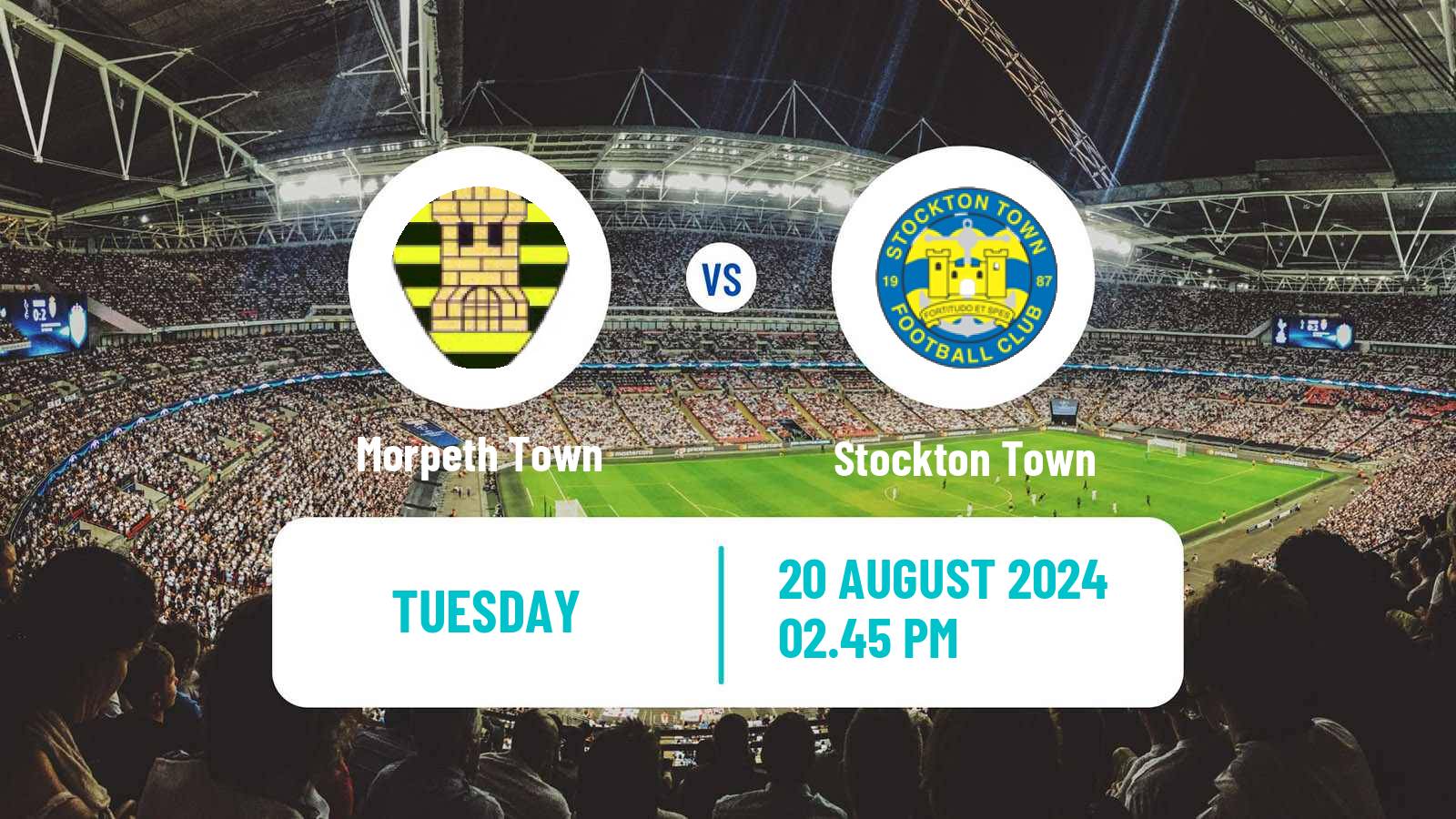 Soccer English NPL Premier Division Morpeth Town - Stockton Town