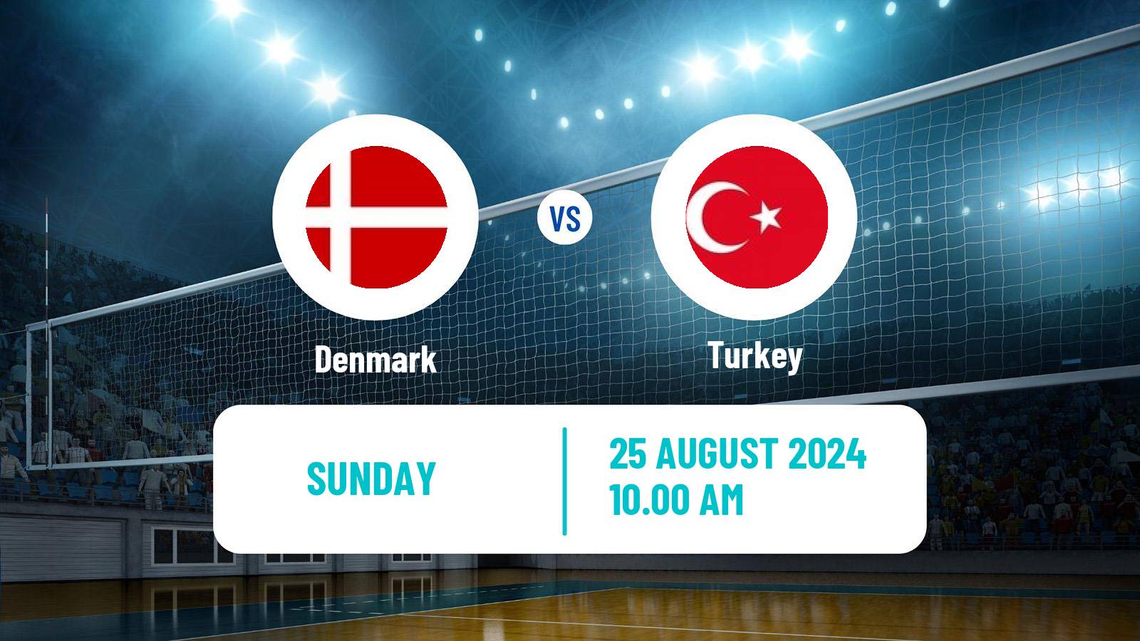 Volleyball European Championships Volleyball Denmark - Turkey