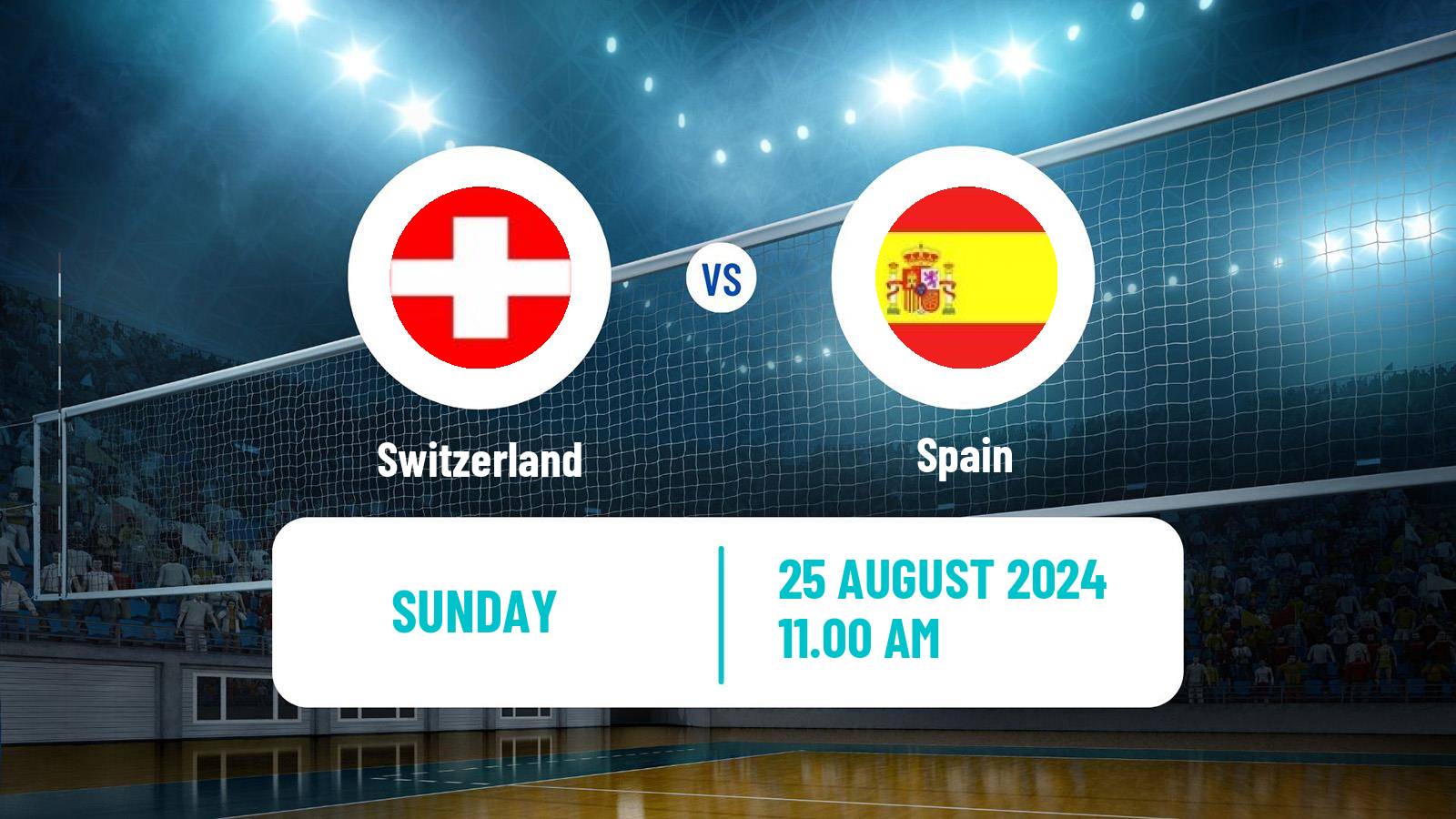 Volleyball European Championships Volleyball Switzerland - Spain