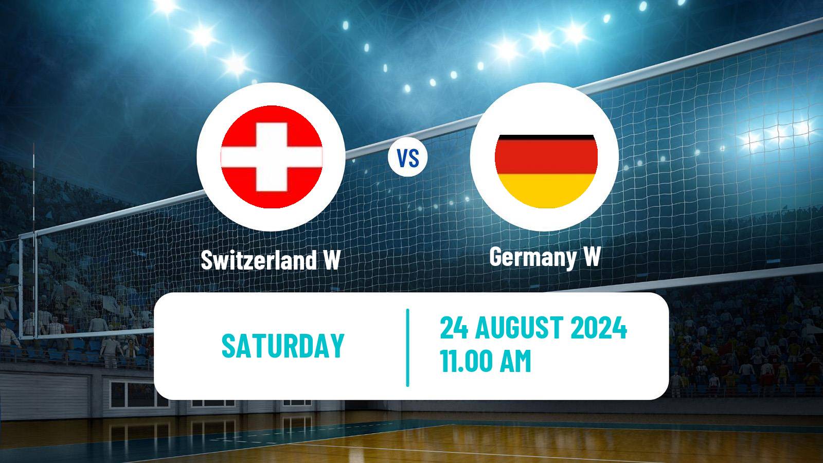 Volleyball European Championships Volleyball Women Switzerland W - Germany W