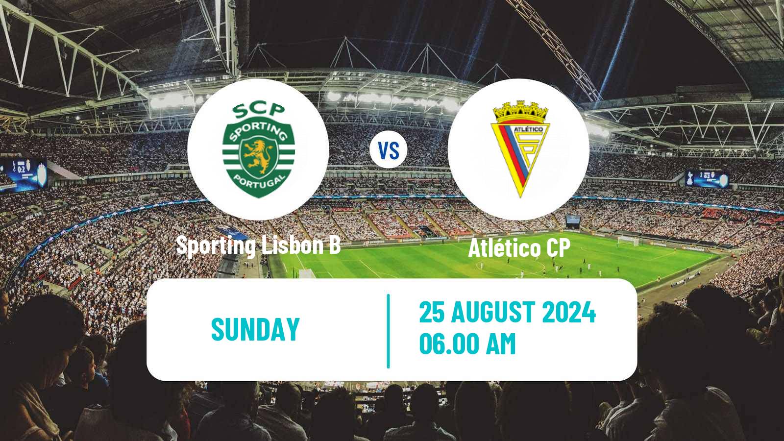 Soccer Portuguese Liga 3 Sporting Lisbon B - Atlético CP