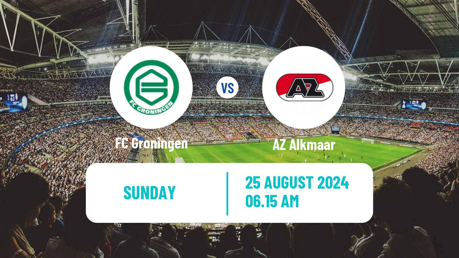 Soccer Dutch Eredivisie Groningen - AZ Alkmaar