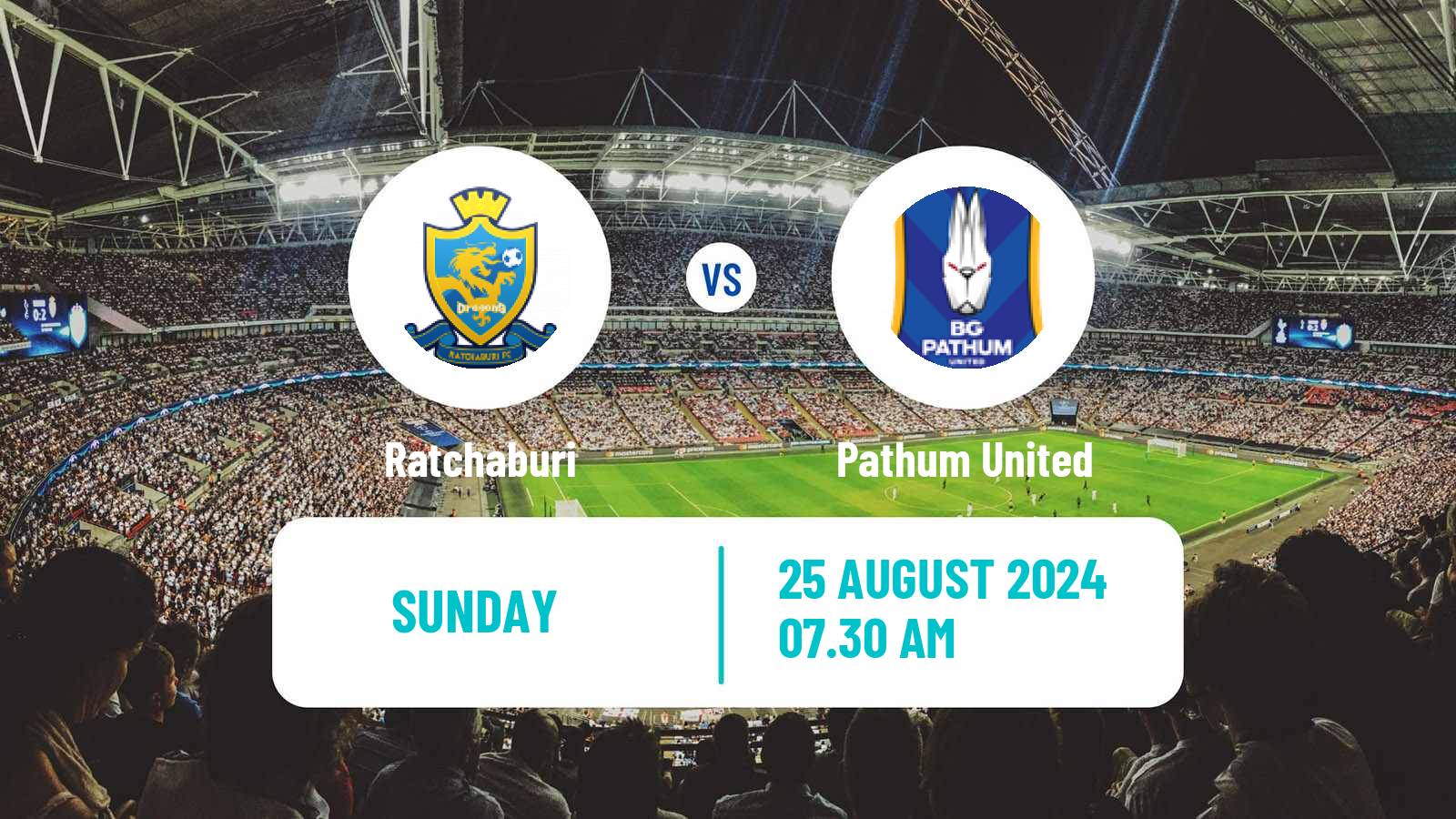 Soccer Thai League 1 Ratchaburi - Pathum United