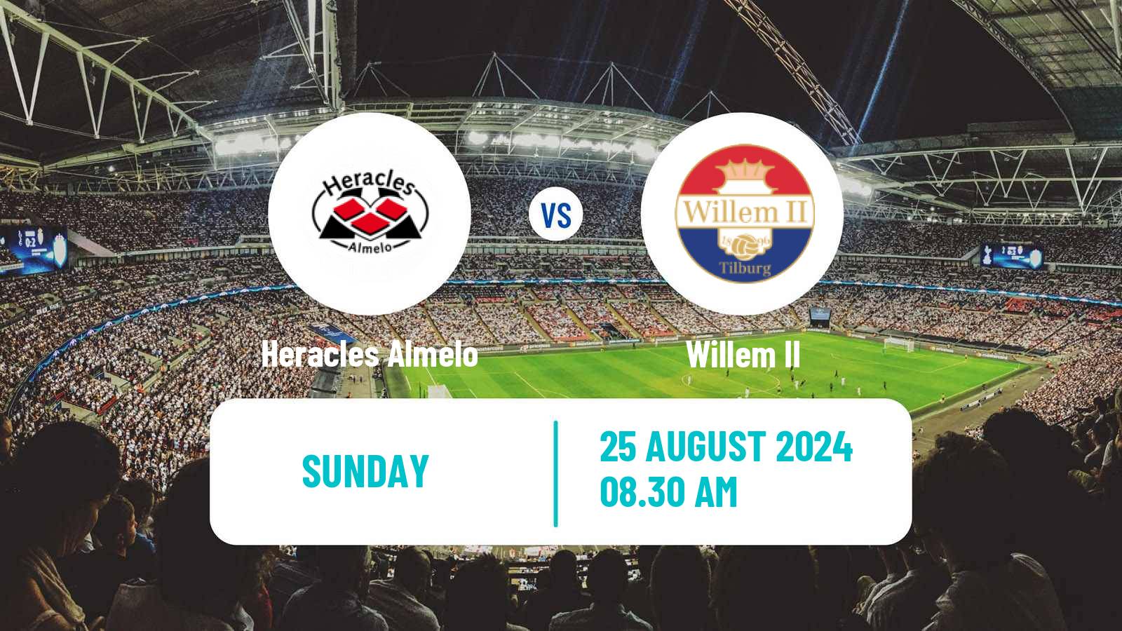 Soccer Dutch Eredivisie Heracles Almelo - Willem II