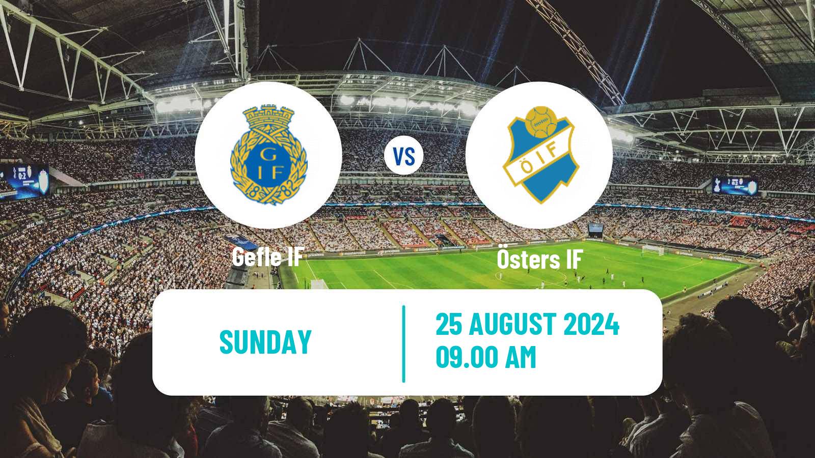 Soccer Swedish Superettan Gefle - Öster