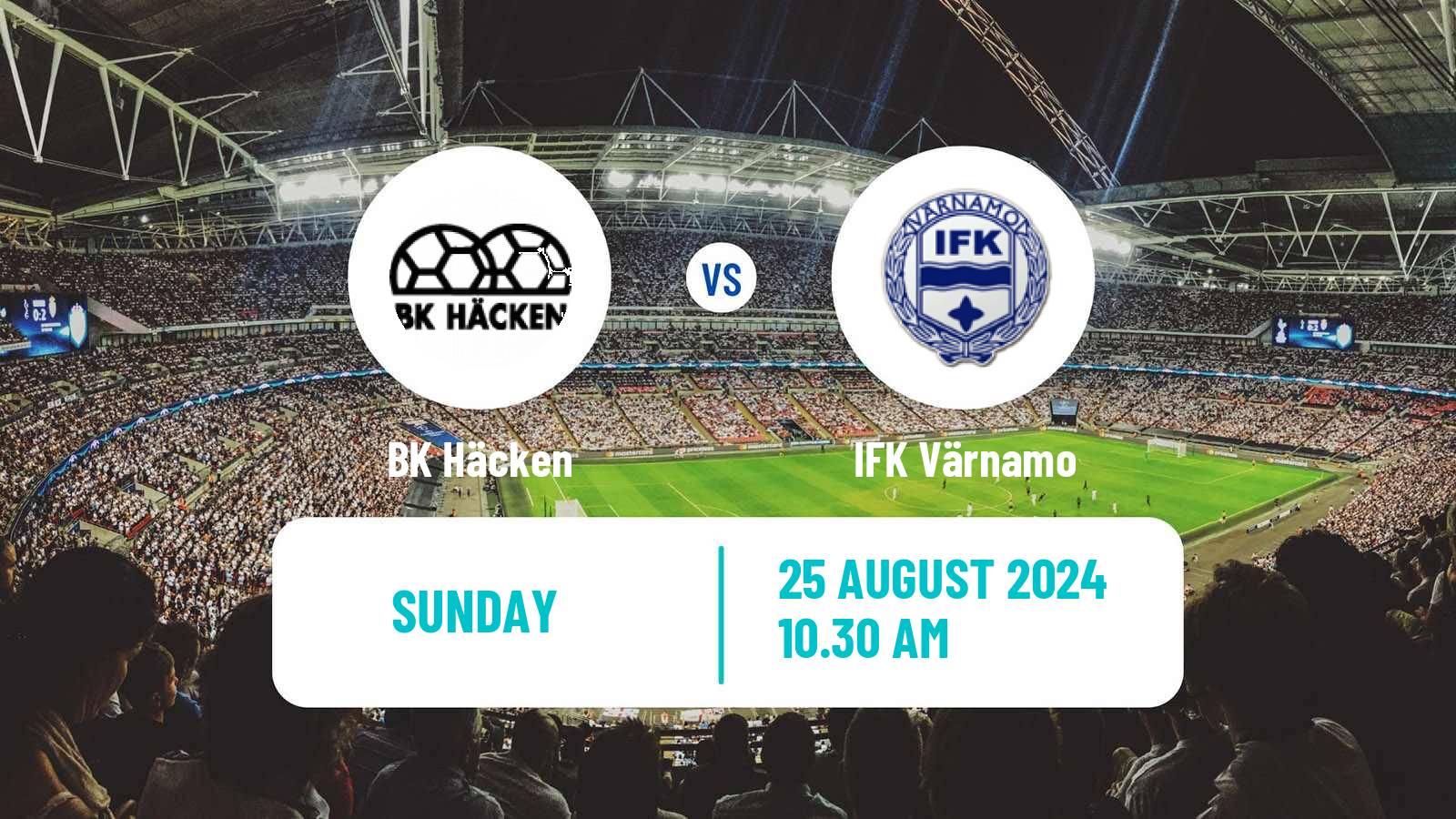 Soccer Swedish Allsvenskan Häcken - Värnamo