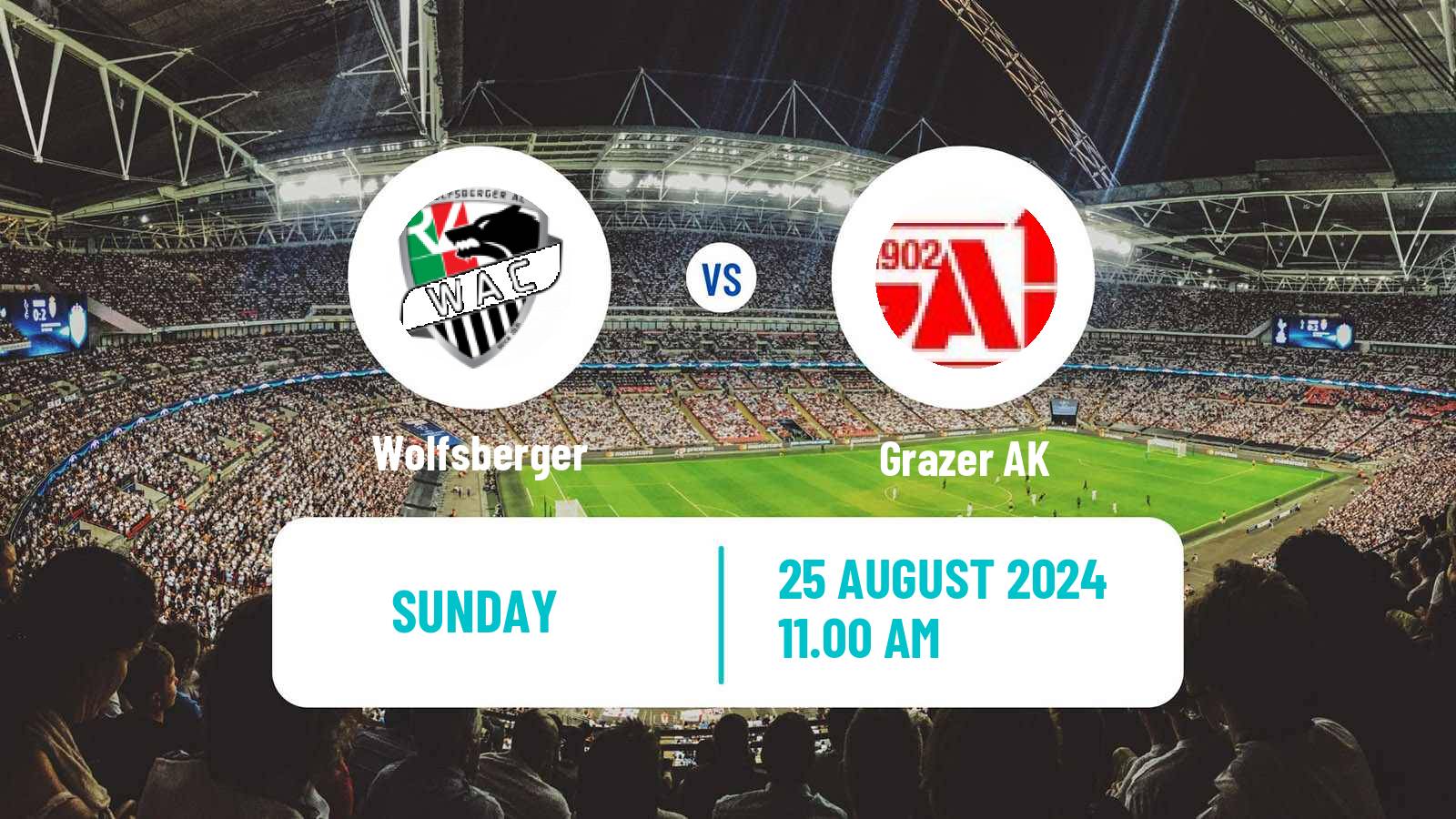 Soccer Austrian Bundesliga Wolfsberger - Grazer AK