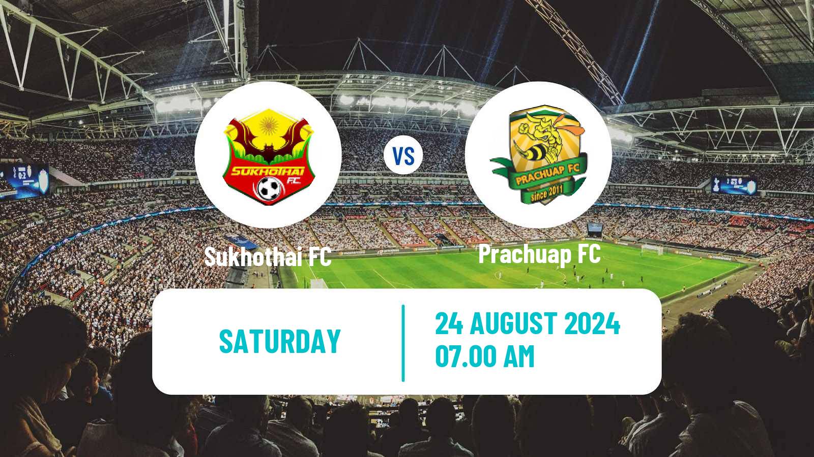 Soccer Thai League 1 Sukhothai - Prachuap