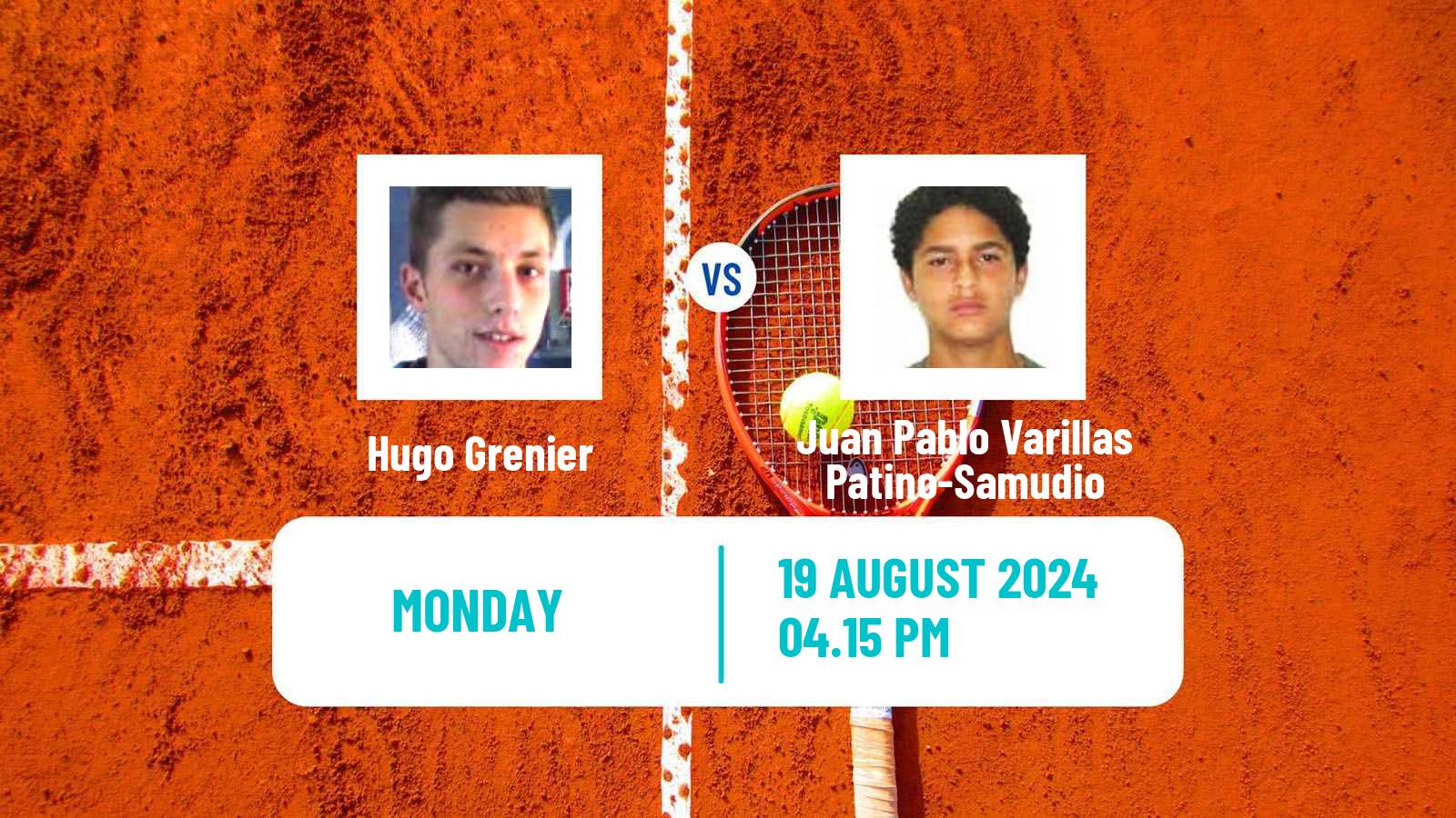 Tennis ATP US Open Hugo Grenier - Juan Pablo Varillas Patino-Samudio