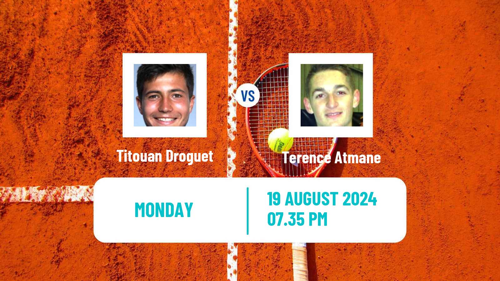 Tennis ATP US Open Titouan Droguet - Terence Atmane