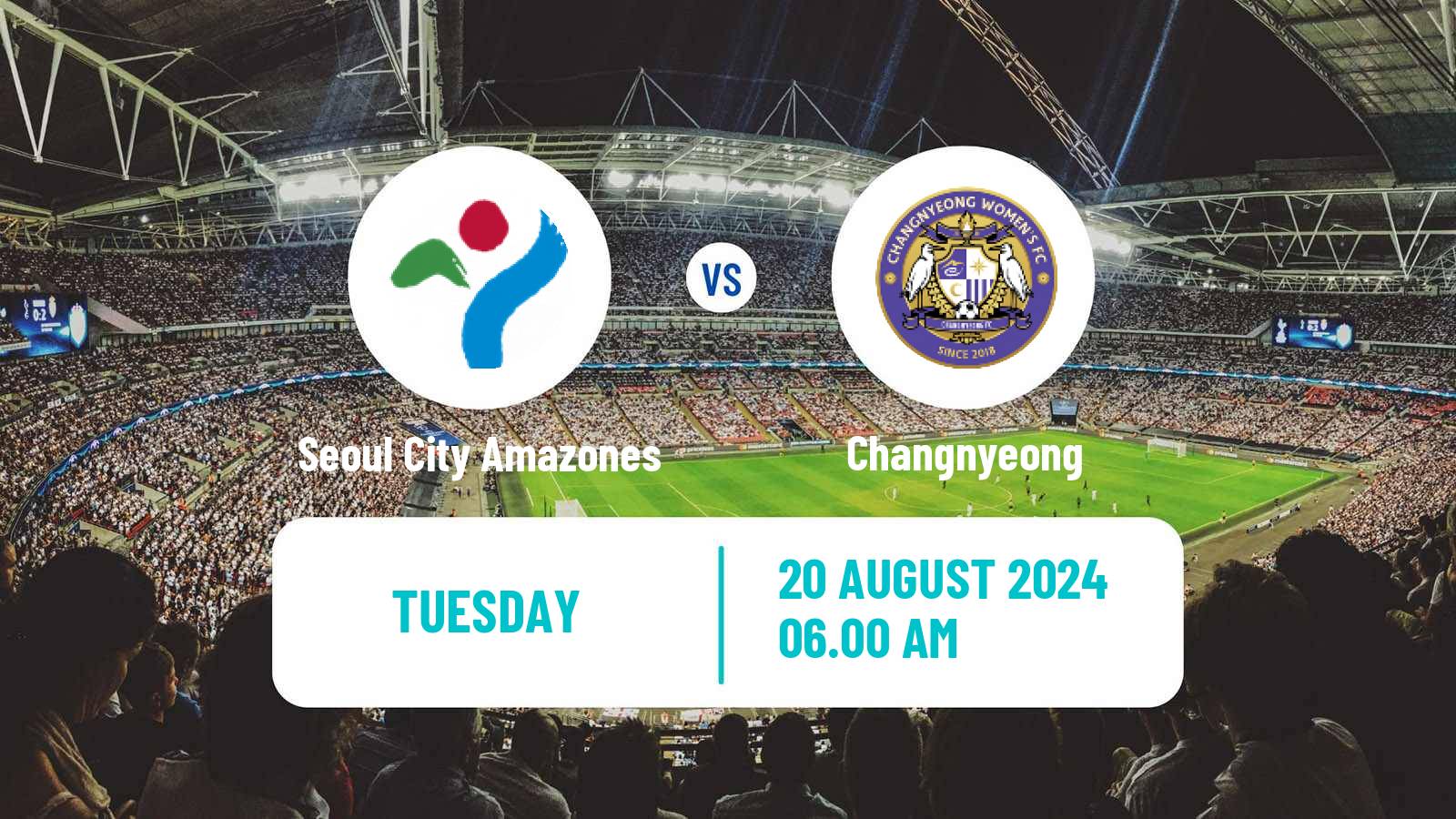 Soccer South Korean WK League Seoul City Amazones - Changnyeong