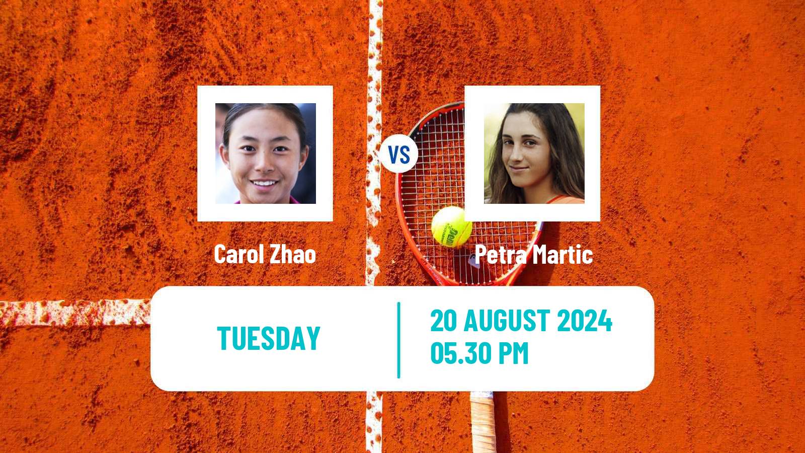 Tennis WTA Monterrey Carol Zhao - Petra Martic