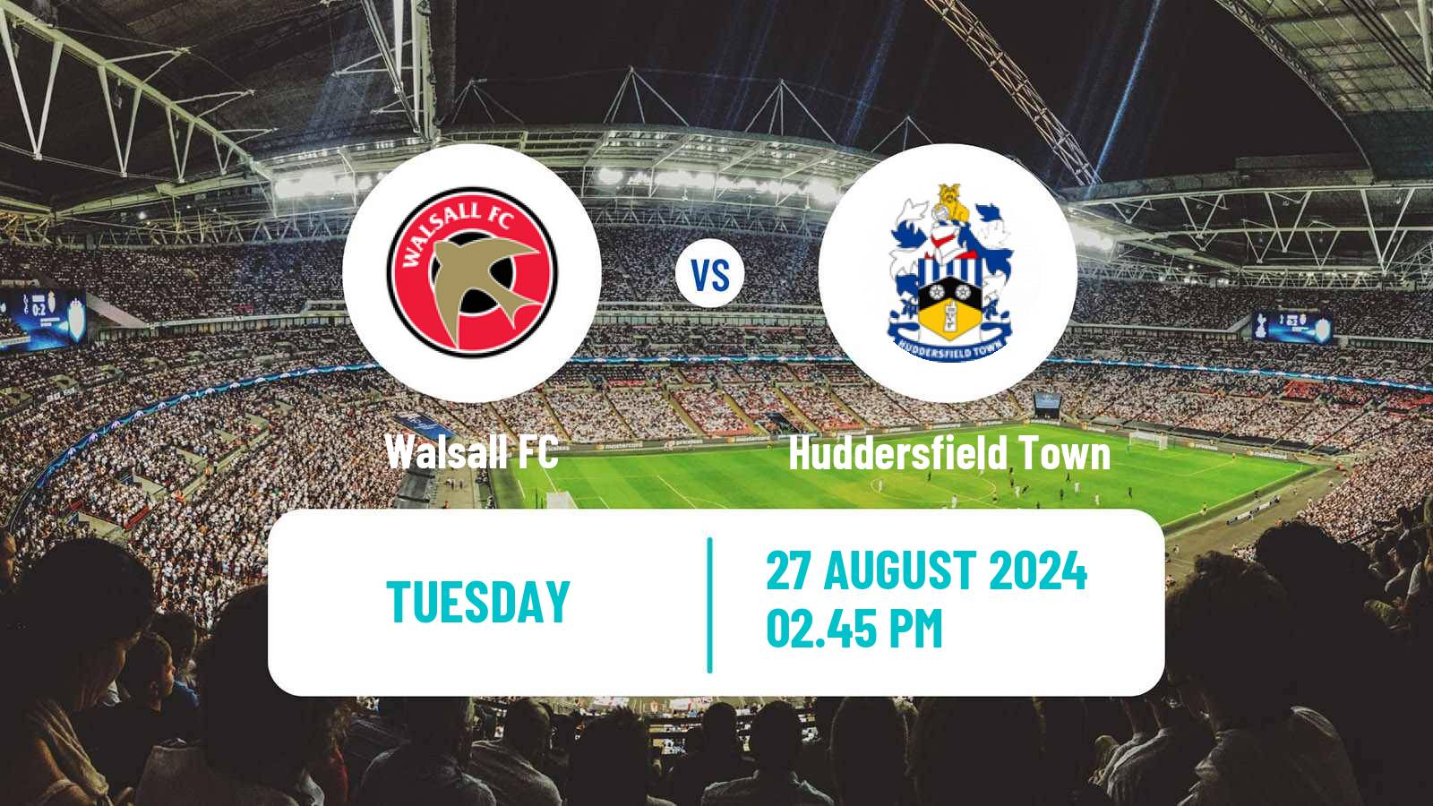 Soccer English League Cup Walsall - Huddersfield Town