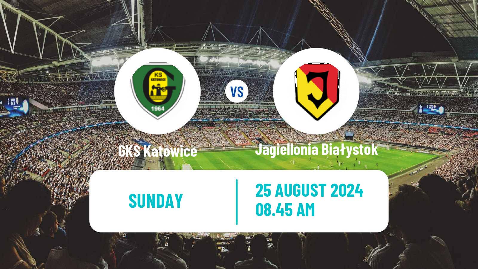 Soccer Polish Ekstraklasa GKS Katowice - Jagiellonia Białystok