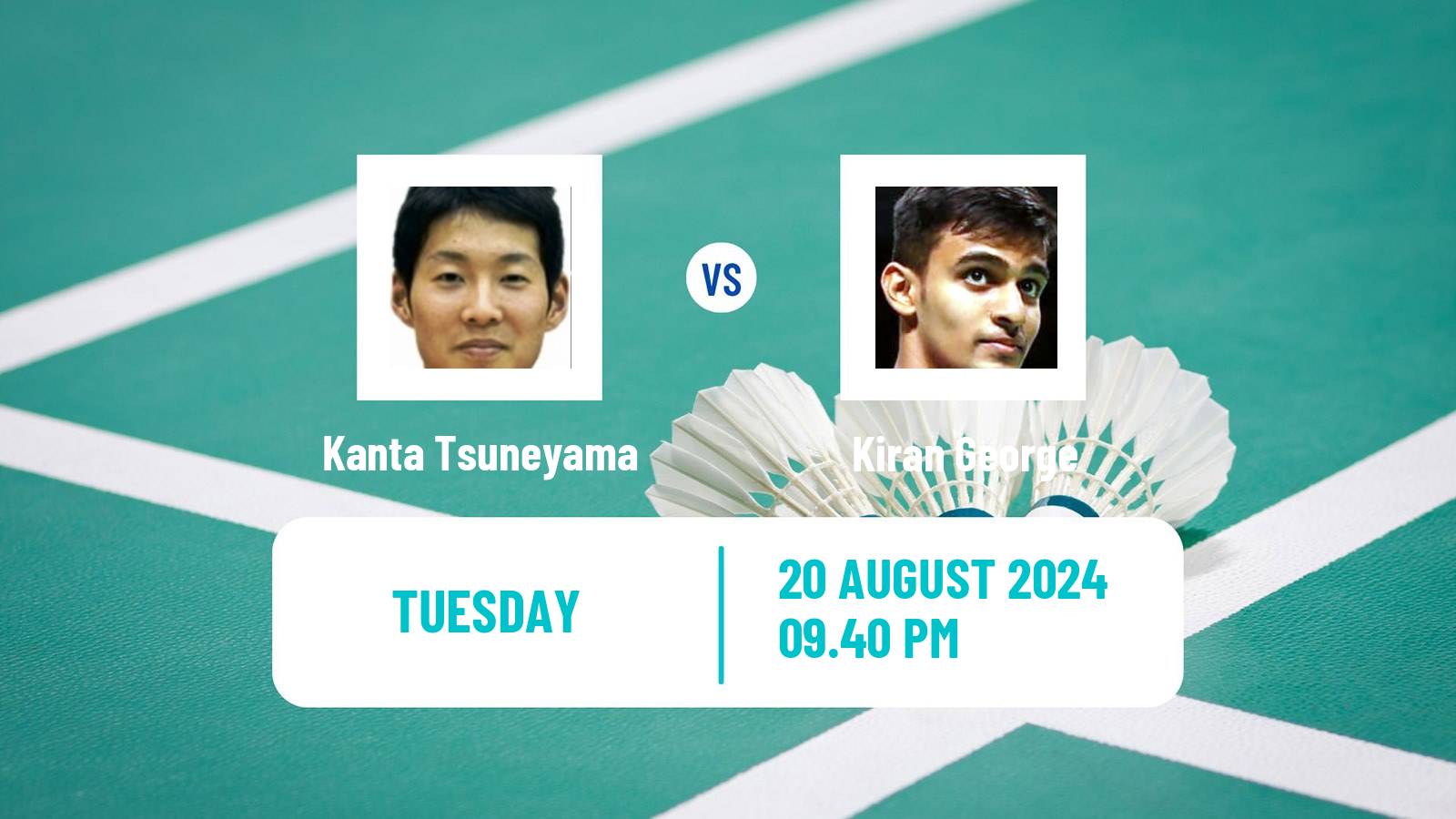 Badminton BWF World Tour Japan Open Men Kanta Tsuneyama - Kiran George