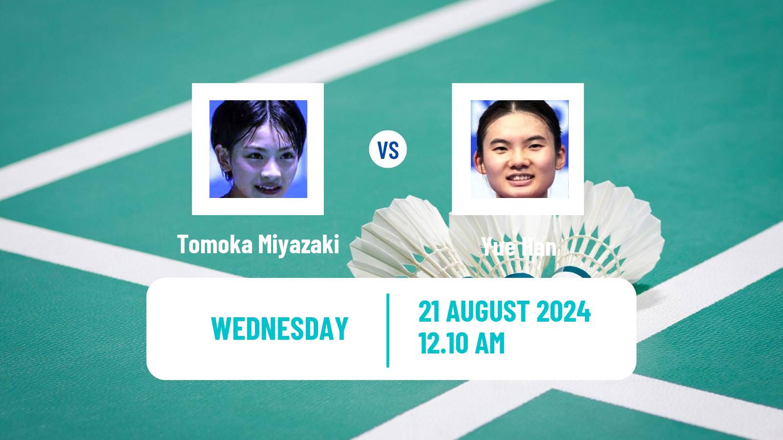 Badminton BWF World Tour Japan Open Women Tomoka Miyazaki - Yue Han