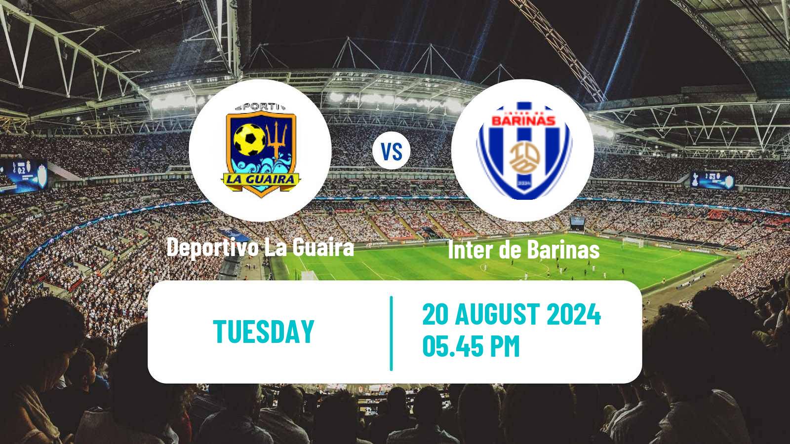 Soccer Venezuelan Primera Division Deportivo La Guaira - Inter de Barinas