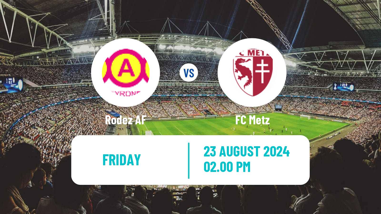 Soccer French Ligue 2 Rodez - Metz