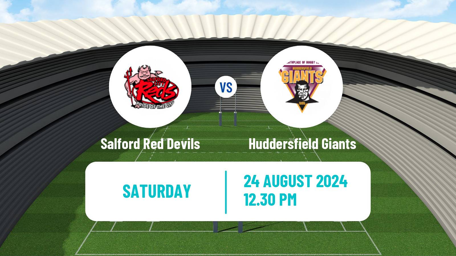 Rugby league Super League Rugby Salford Red Devils - Huddersfield Giants