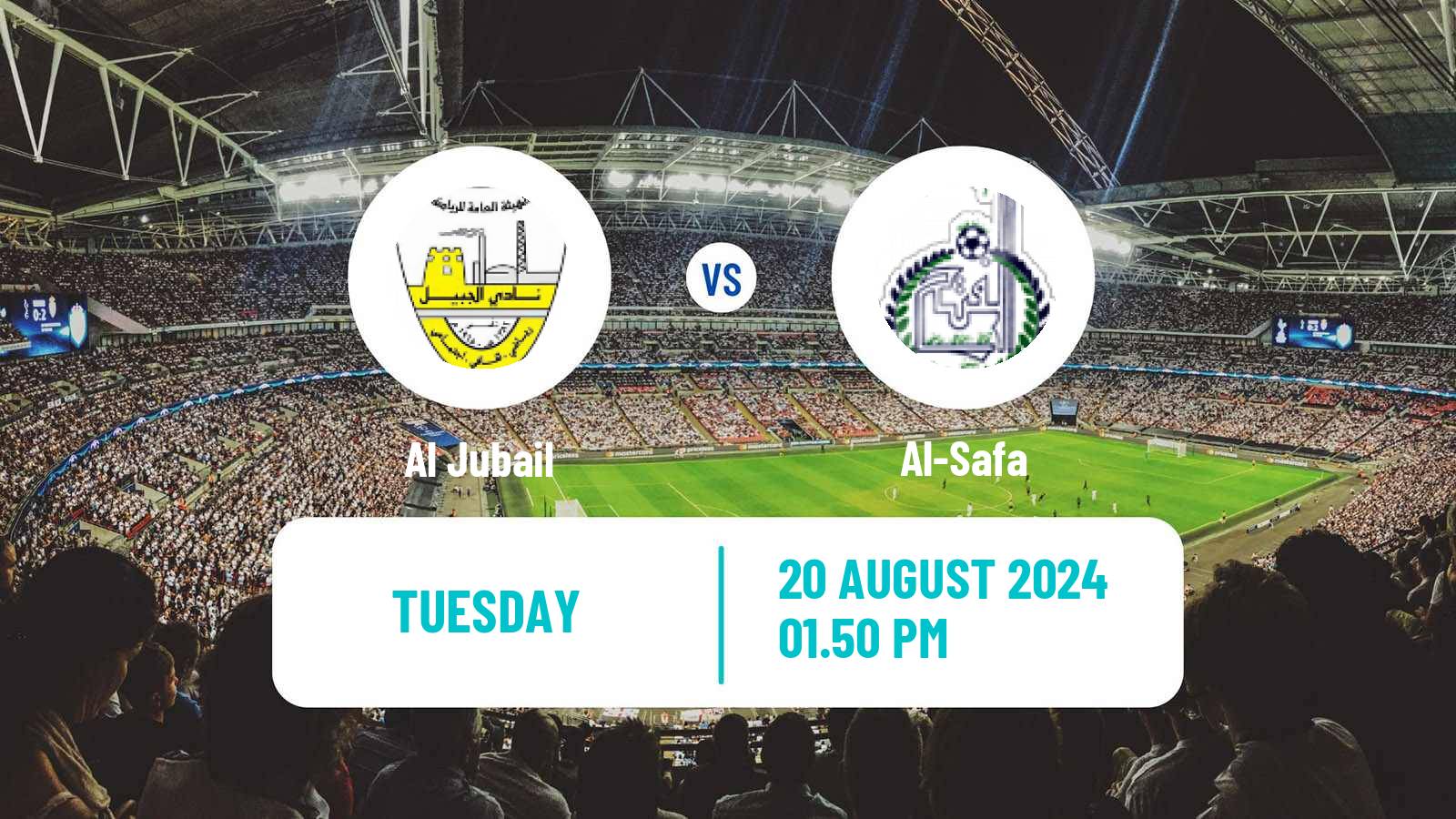 Soccer Saudi Division 1 Al Jubail - Al-Safa