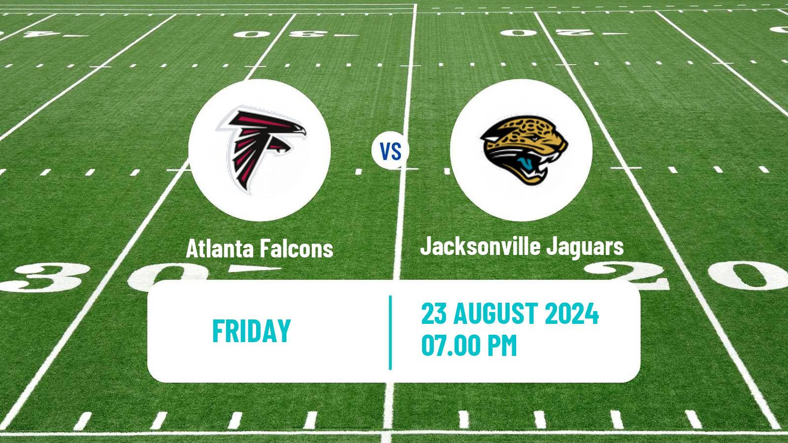 American football NFL Atlanta Falcons - Jacksonville Jaguars