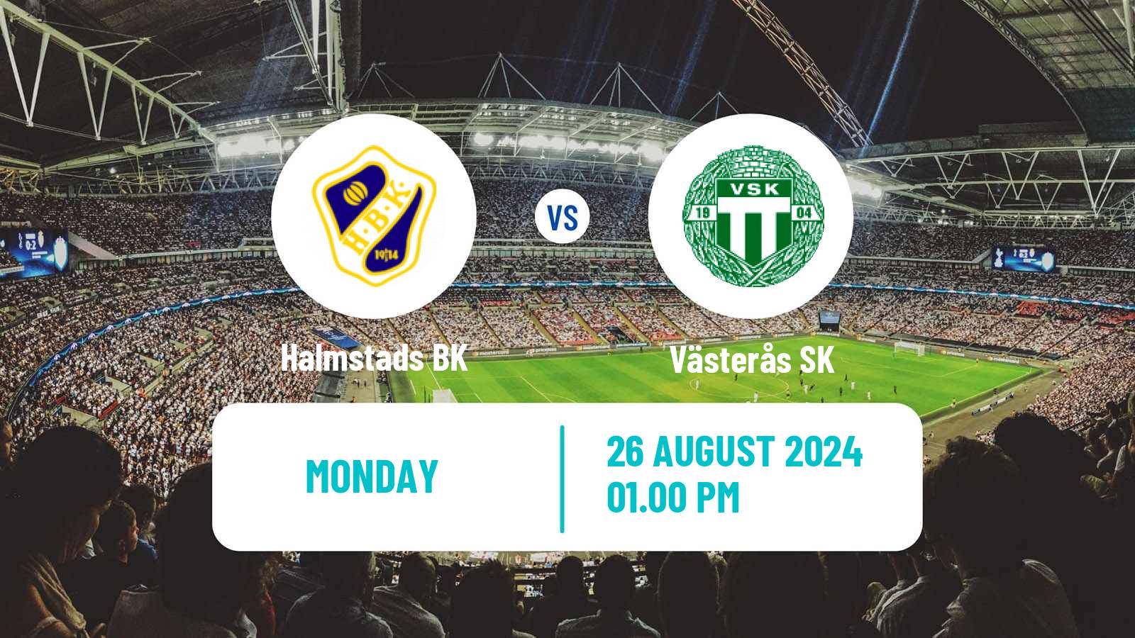 Soccer Swedish Allsvenskan Halmstad - Västerås SK