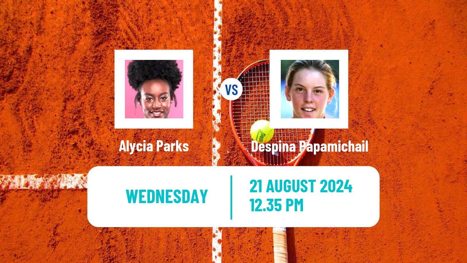 Tennis WTA US Open Alycia Parks - Despina Papamichail