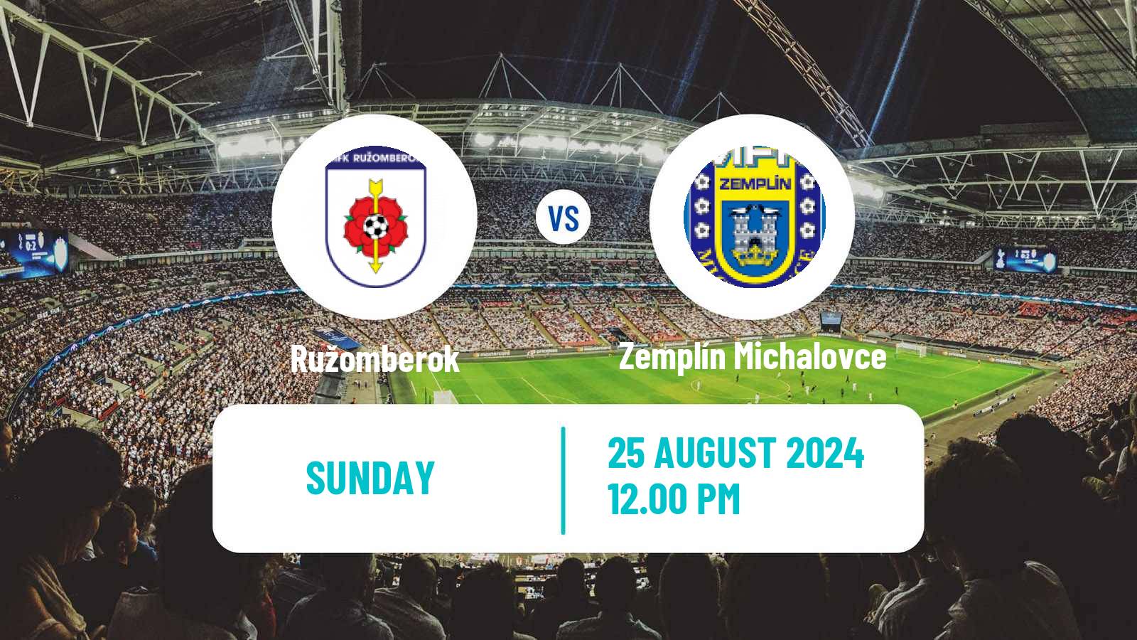 Soccer Slovak Superliga Ružomberok - Zemplín Michalovce