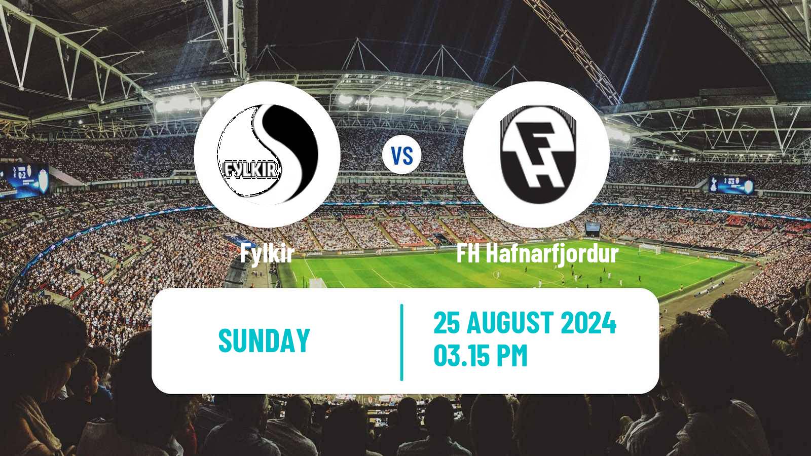 Soccer Icelandic Besta-deild karla Fylkir - FH Hafnarfjordur