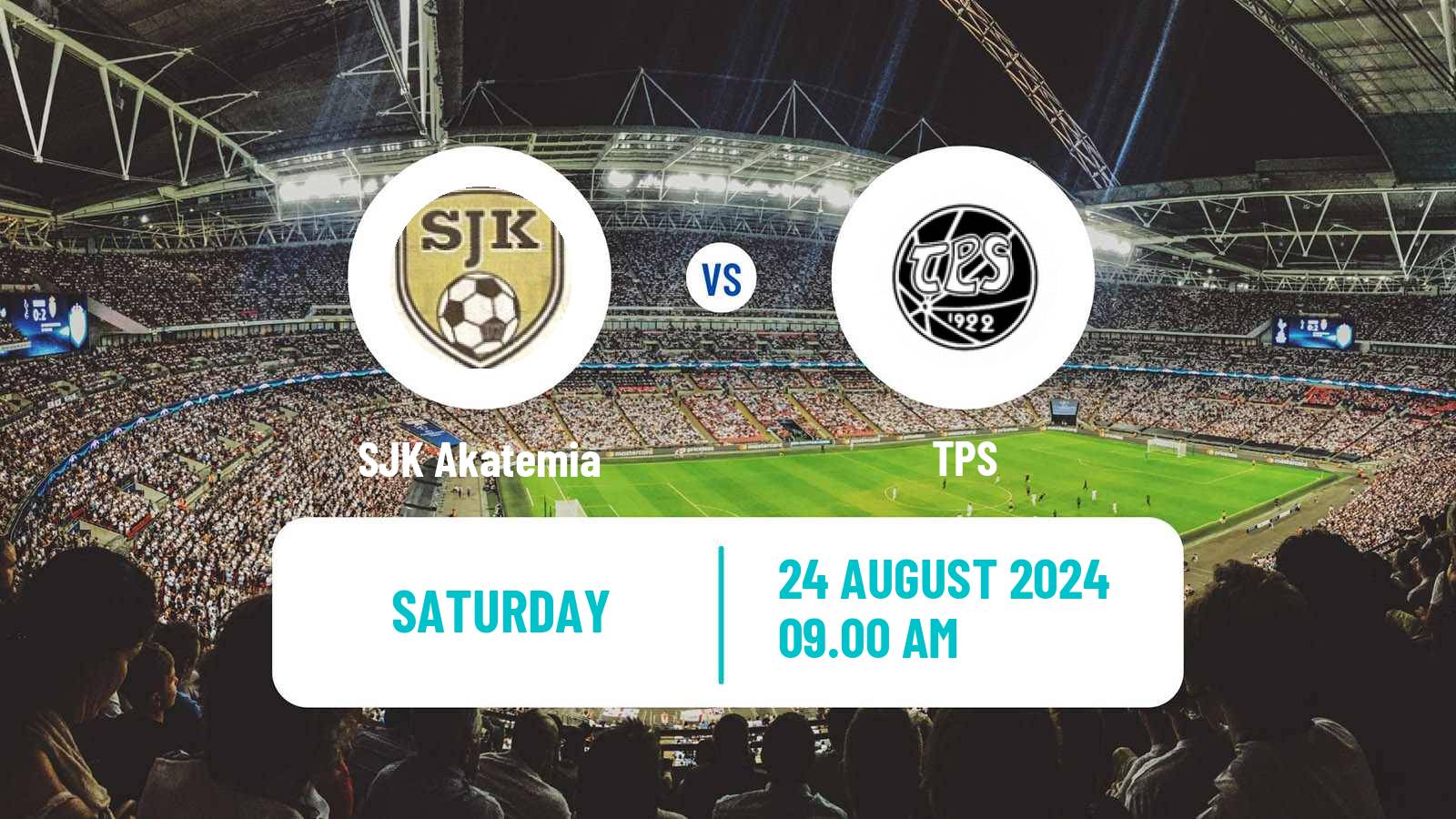 Soccer Finnish Ykkosliiga SJK Akatemia - TPS