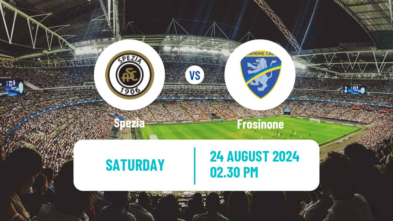 Soccer Italian Serie B Spezia - Frosinone