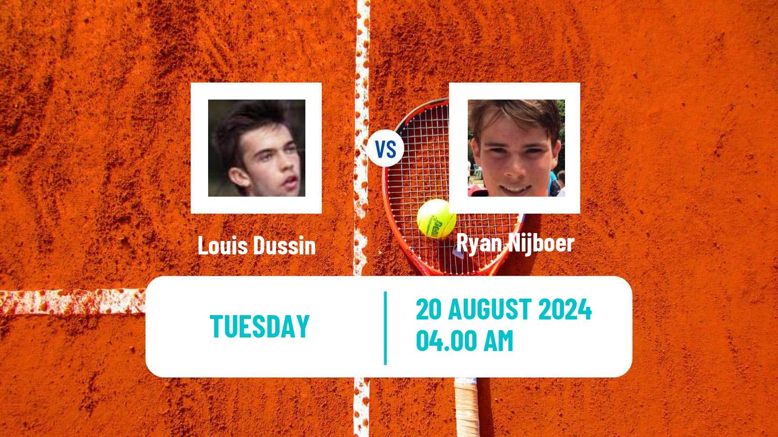 Tennis ITF M25 Santander Men Louis Dussin - Ryan Nijboer