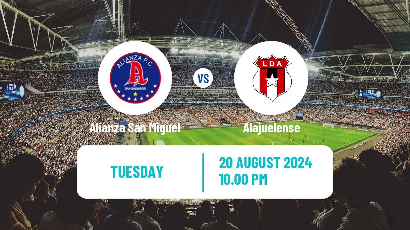 Soccer CONCACAF Central American Cup Alianza San Miguel - Alajuelense