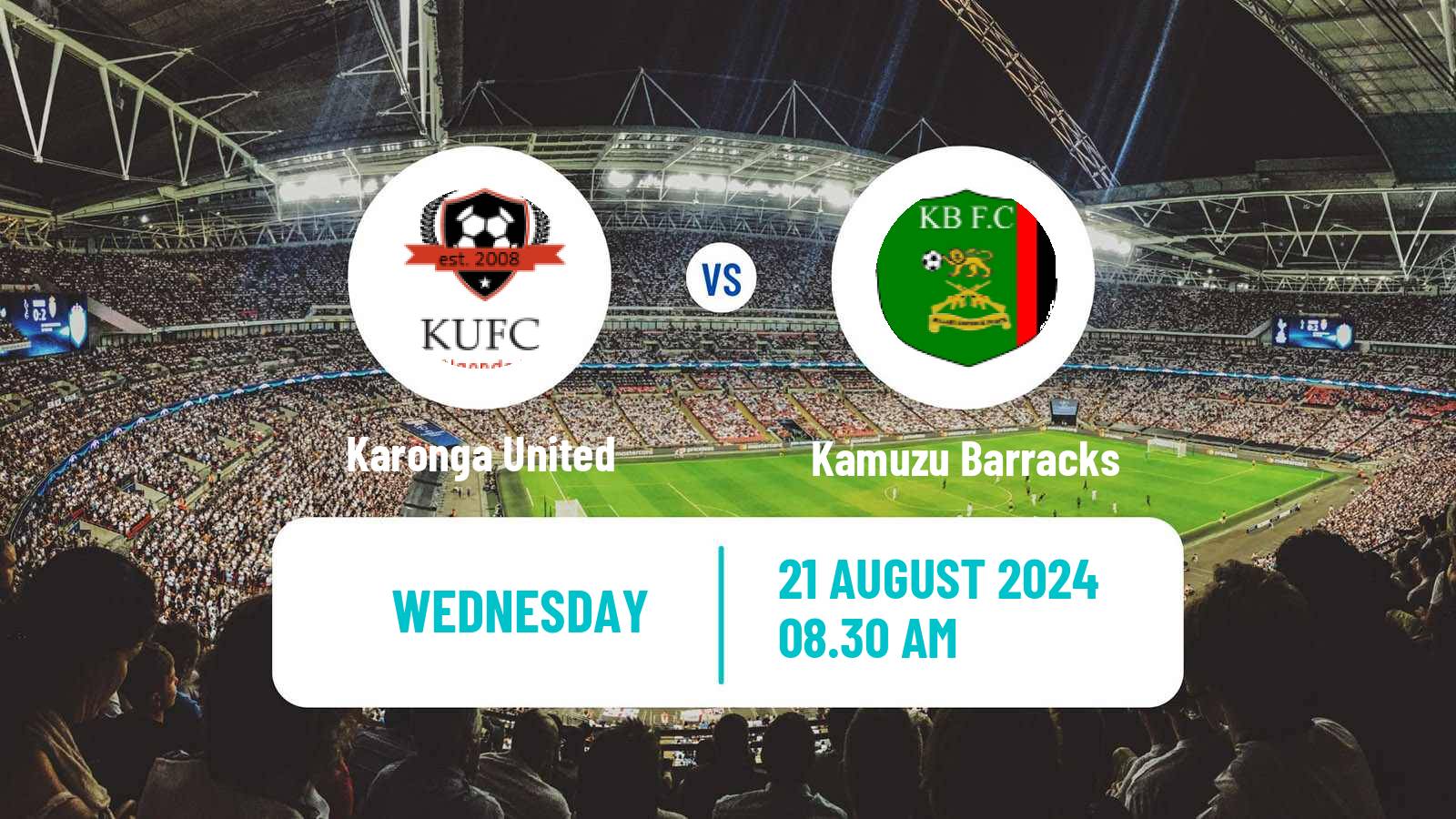 Soccer Malawi Premier Division Karonga United - Kamuzu Barracks