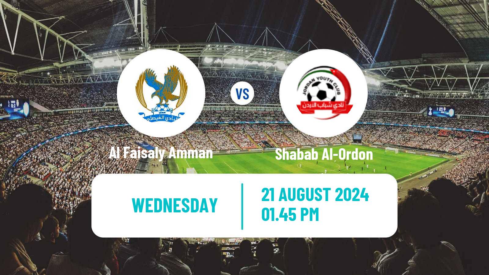 Soccer Jordan Premier League Al Faisaly Amman - Shabab Al-Ordon