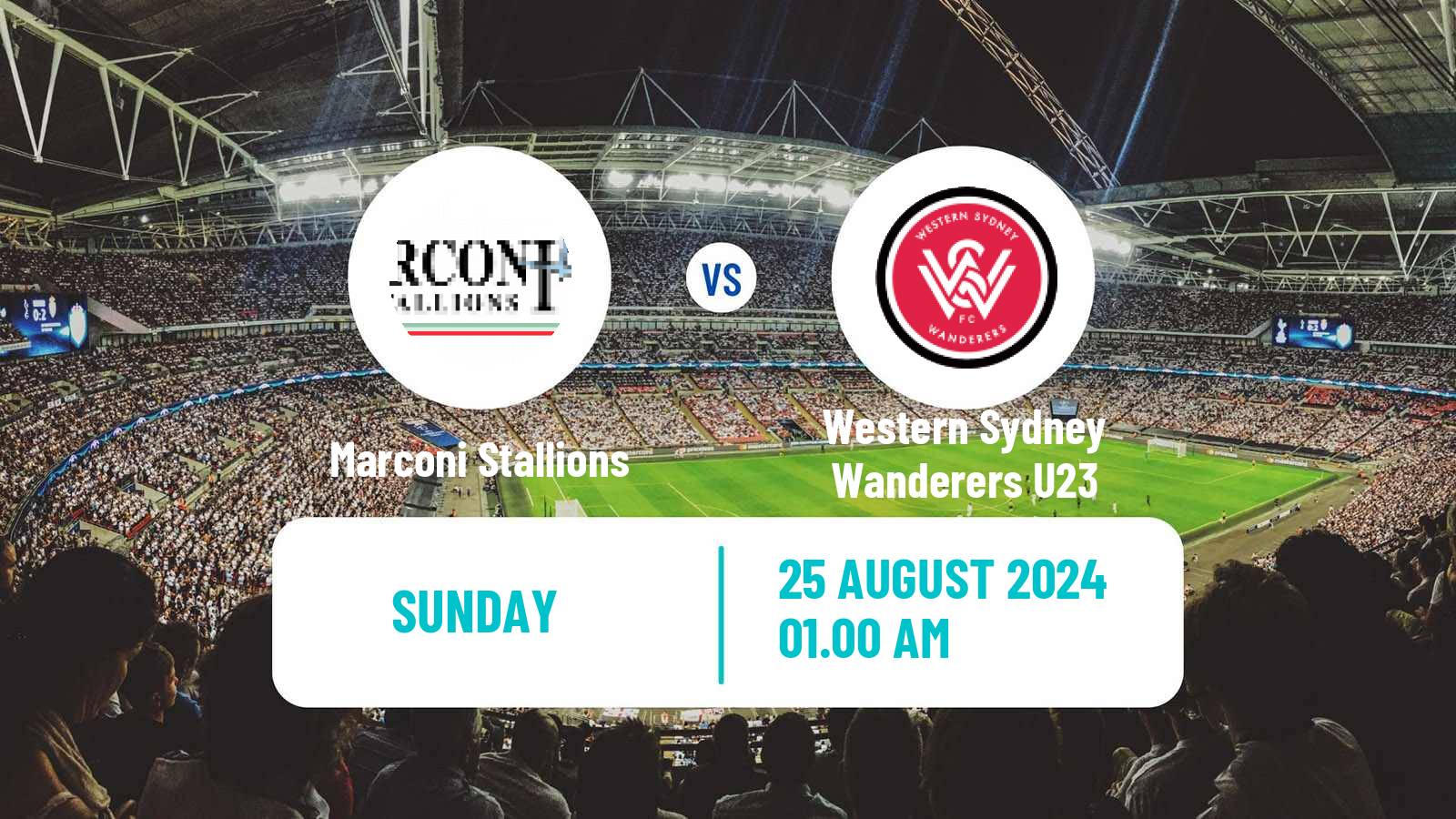 Soccer Australian NPL NSW Marconi Stallions - Western Sydney Wanderers U23