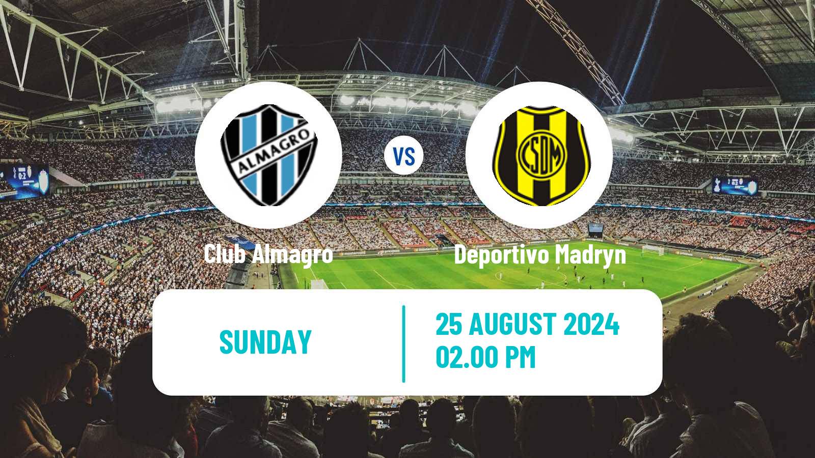 Soccer Argentinian Primera Nacional Club Almagro - Deportivo Madryn