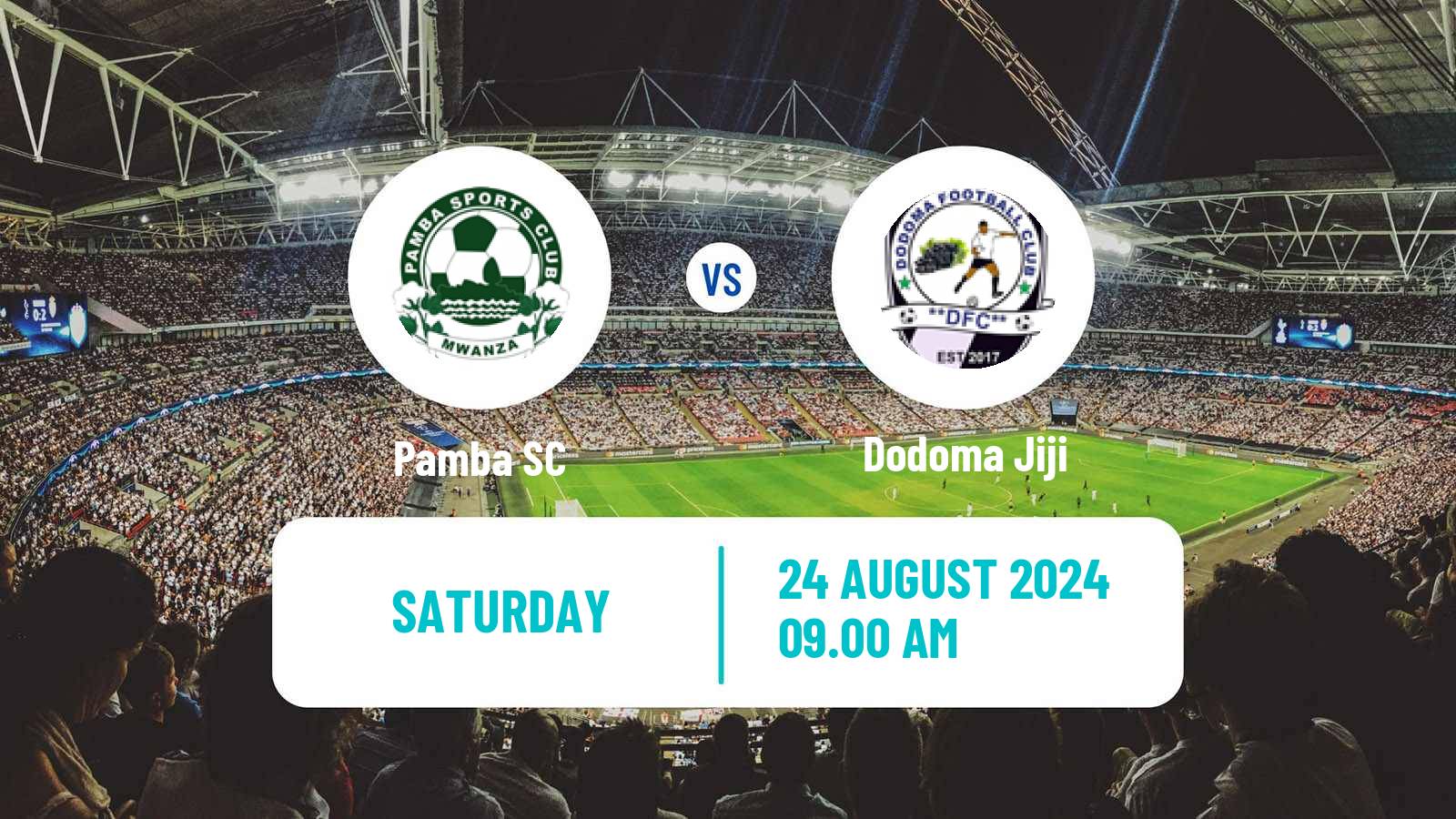 Soccer Tanzanian Premier League Pamba - Dodoma Jiji