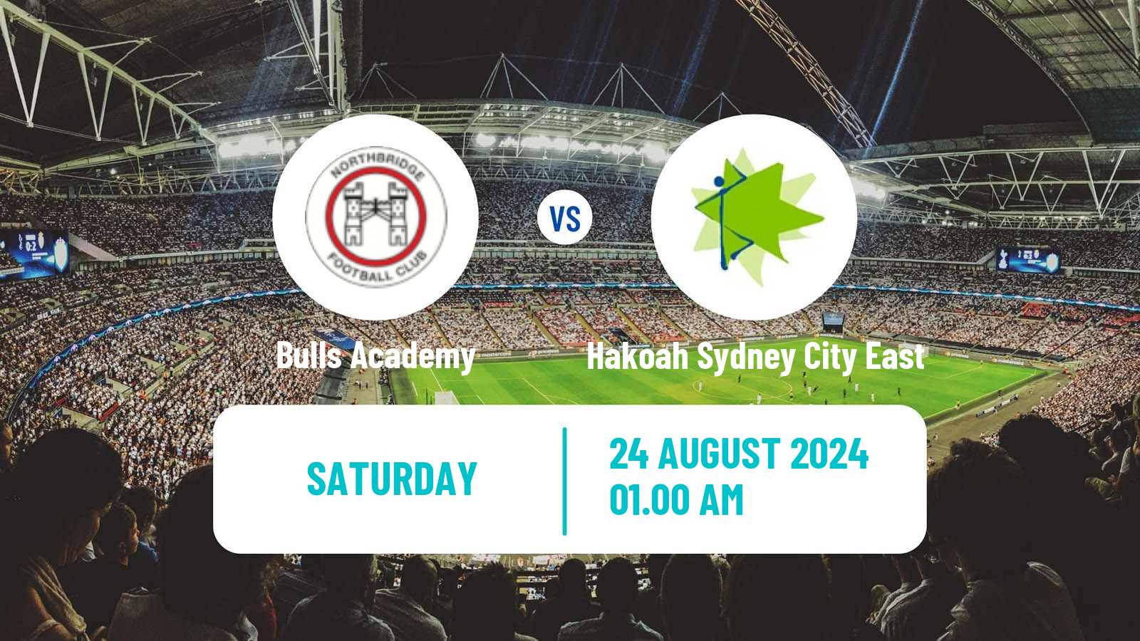 Soccer Australian NSW League One Bulls Academy - Hakoah Sydney City East