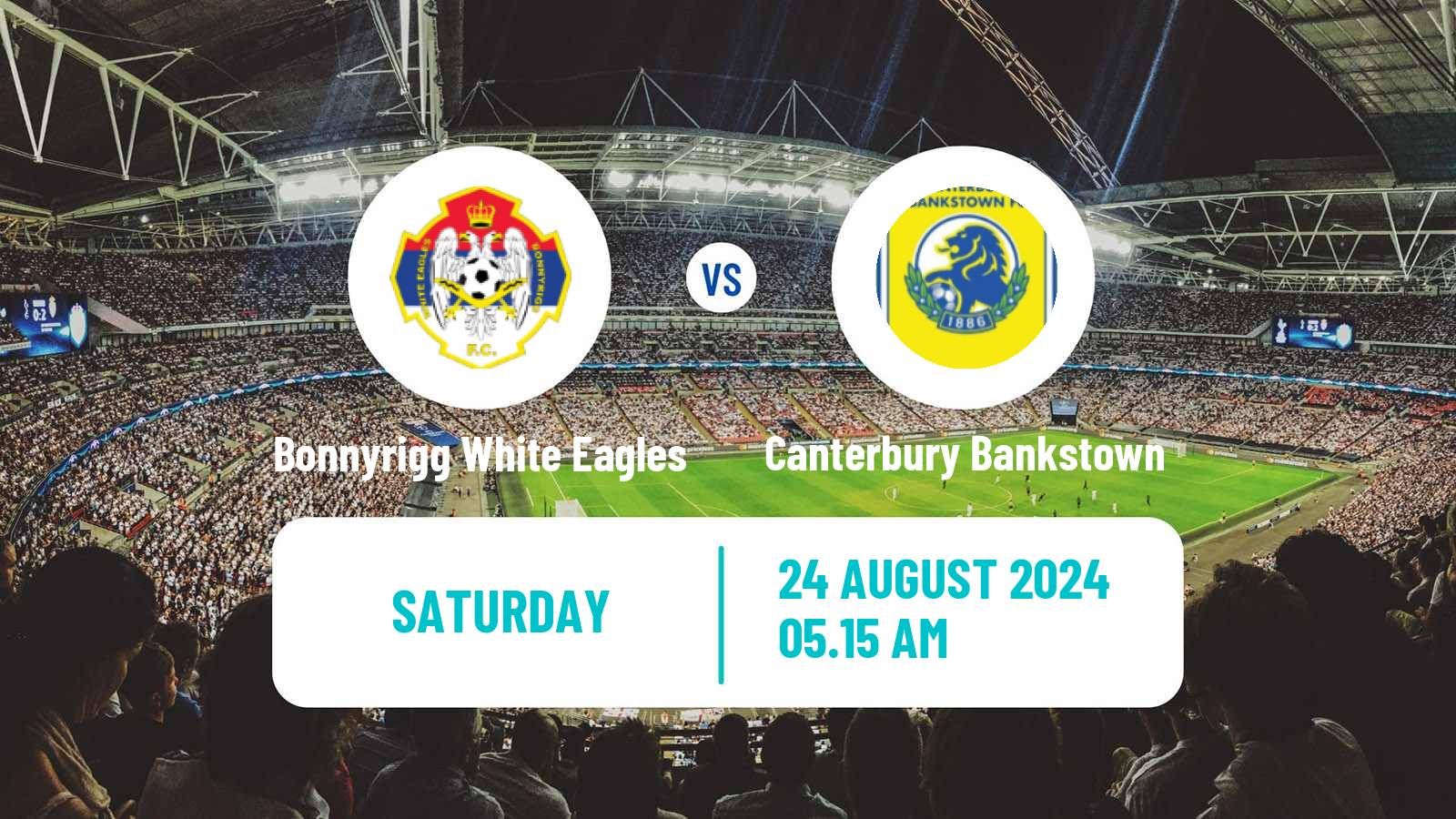 Soccer Australian NSW League One Bonnyrigg White Eagles - Canterbury Bankstown