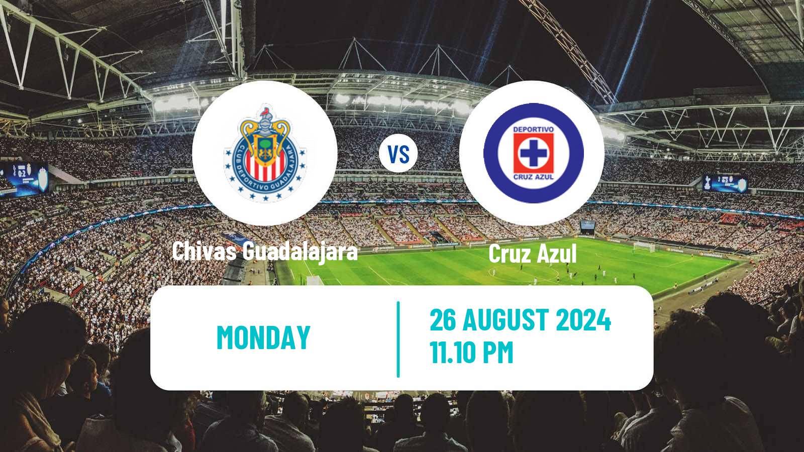 Soccer Mexican Liga MX Women Chivas Guadalajara - Cruz Azul