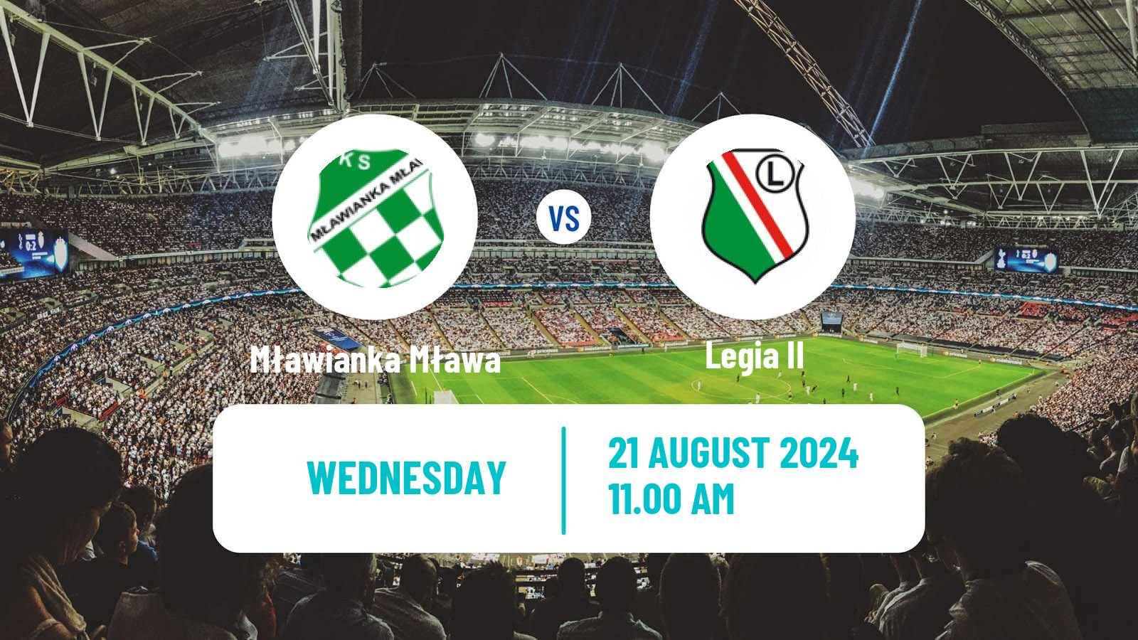 Soccer Polish Division 3 - Group I Mławianka Mława - Legia II