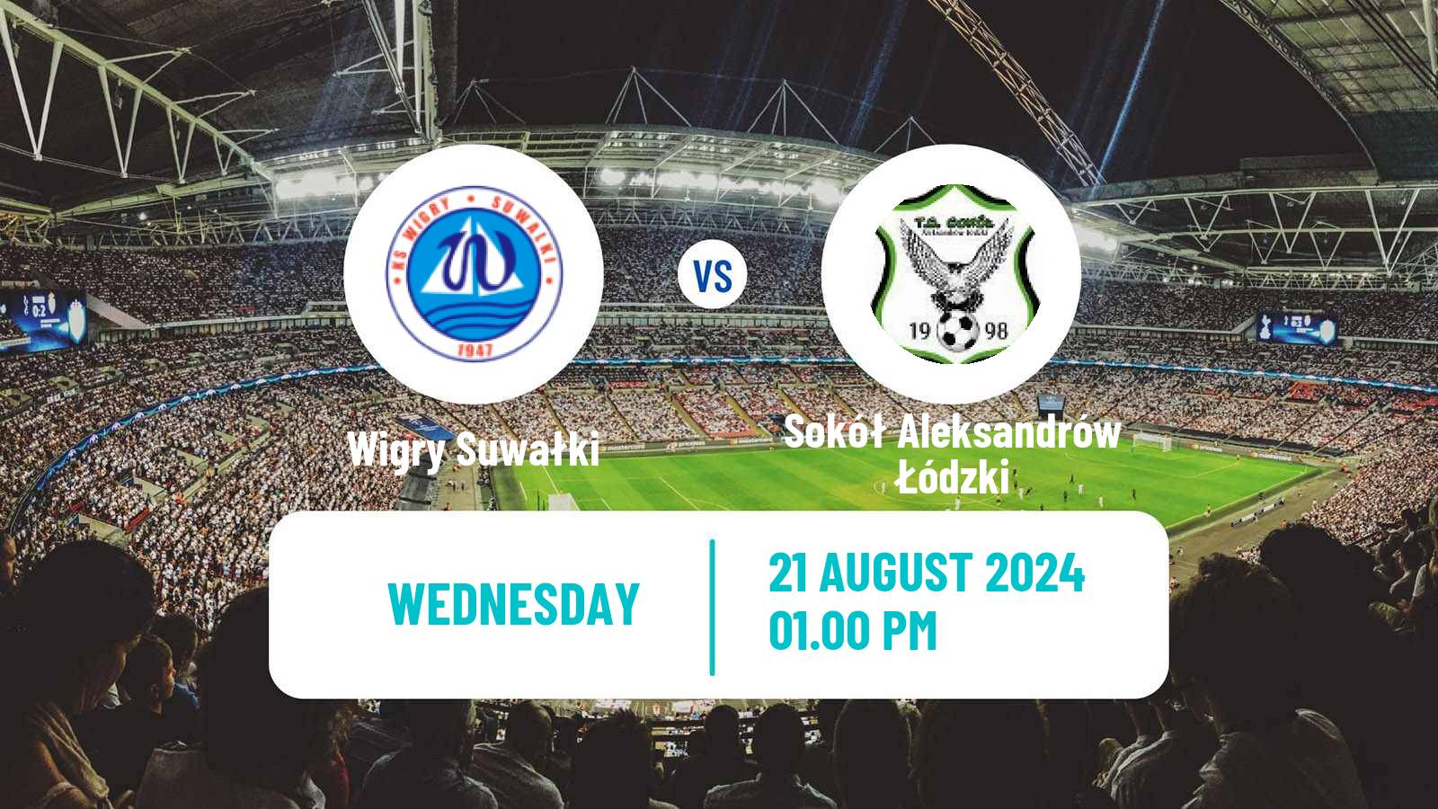 Soccer Polish Division 3 - Group I Wigry Suwałki - Sokół Aleksandrów Łódzki