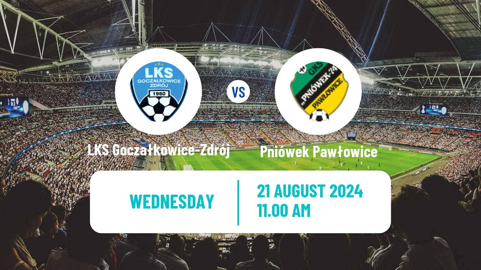 Soccer Polish Division 3 - Group III LKS Goczałkowice-Zdrój - Pniówek Pawłowice