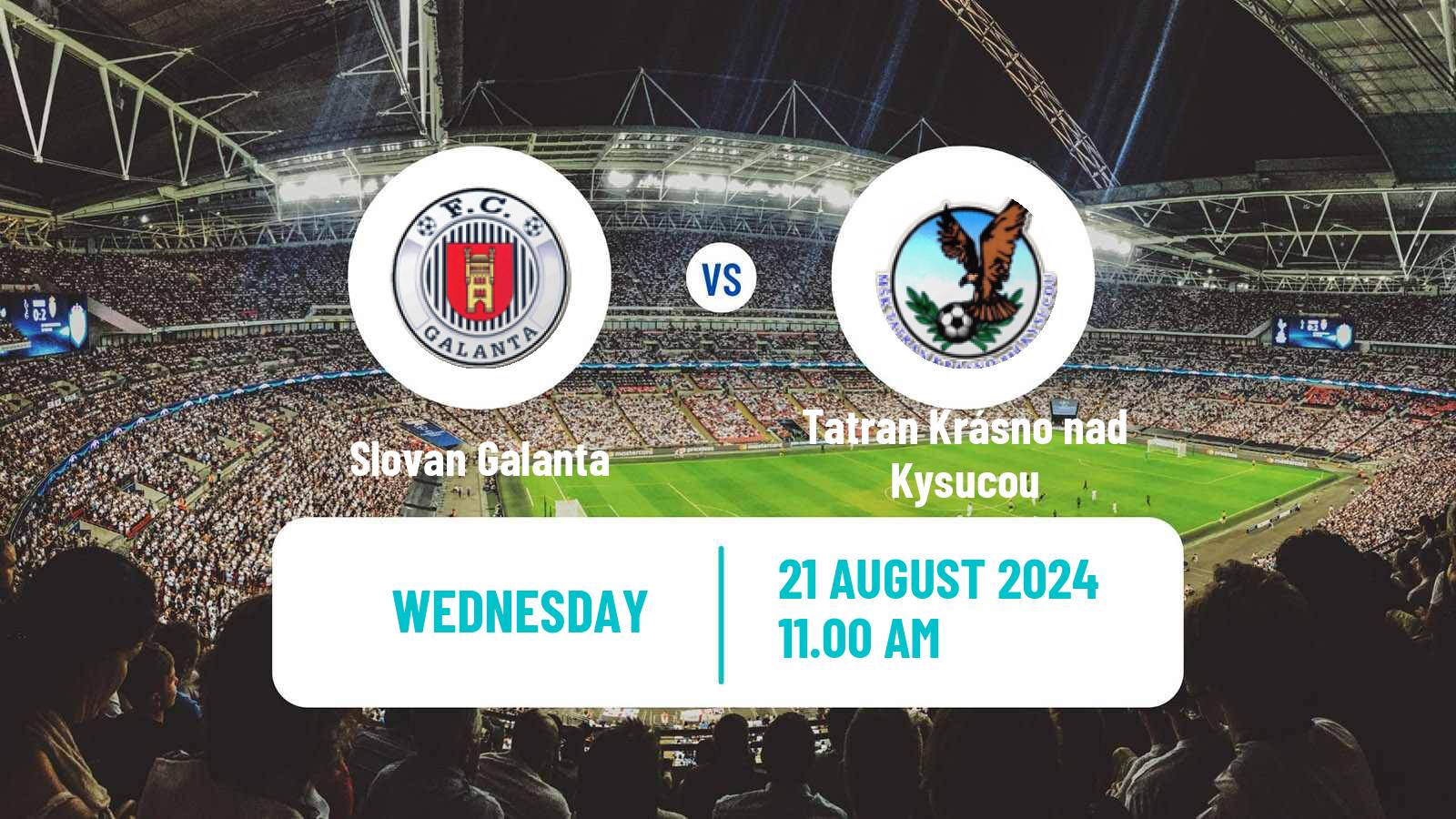 Soccer Slovak 3 Liga West Slovan Galanta - Tatran Krásno nad Kysucou