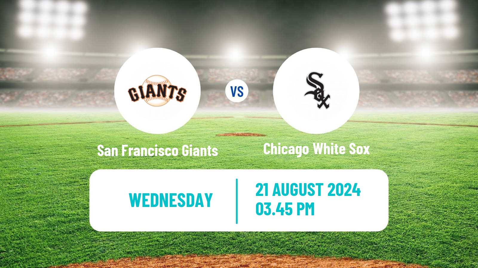 Baseball MLB San Francisco Giants - Chicago White Sox